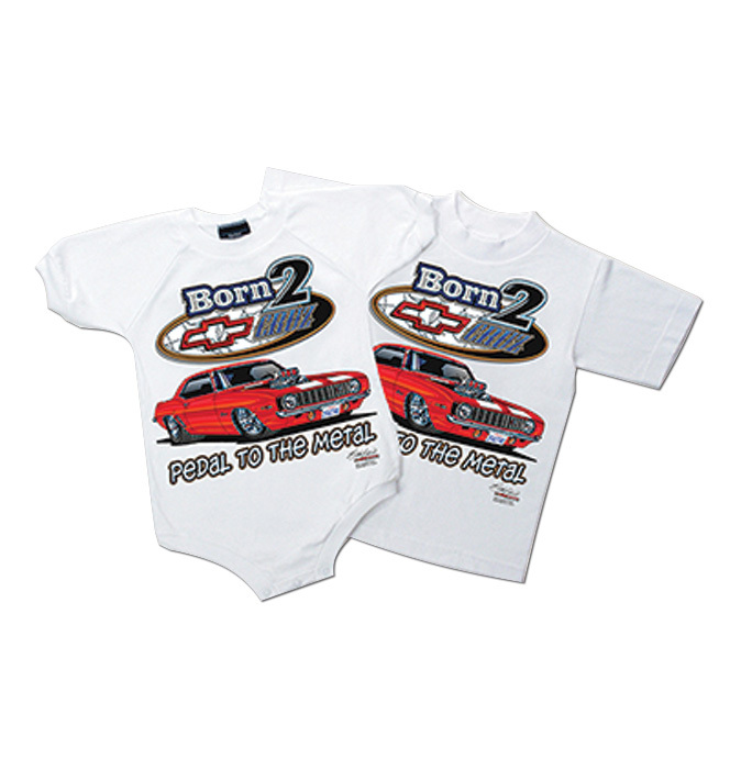 Kids Born 2 Cruz Camaro T Shirt Size 2