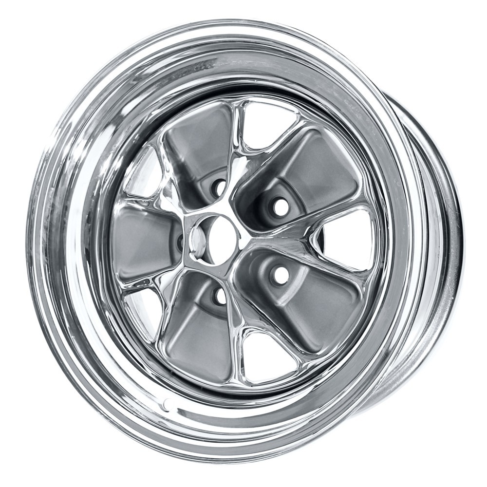 Scott Drake C5ZZ-1007-ER 1964 - 1967 Mustang Styled Steel Wheel (15x8 ...