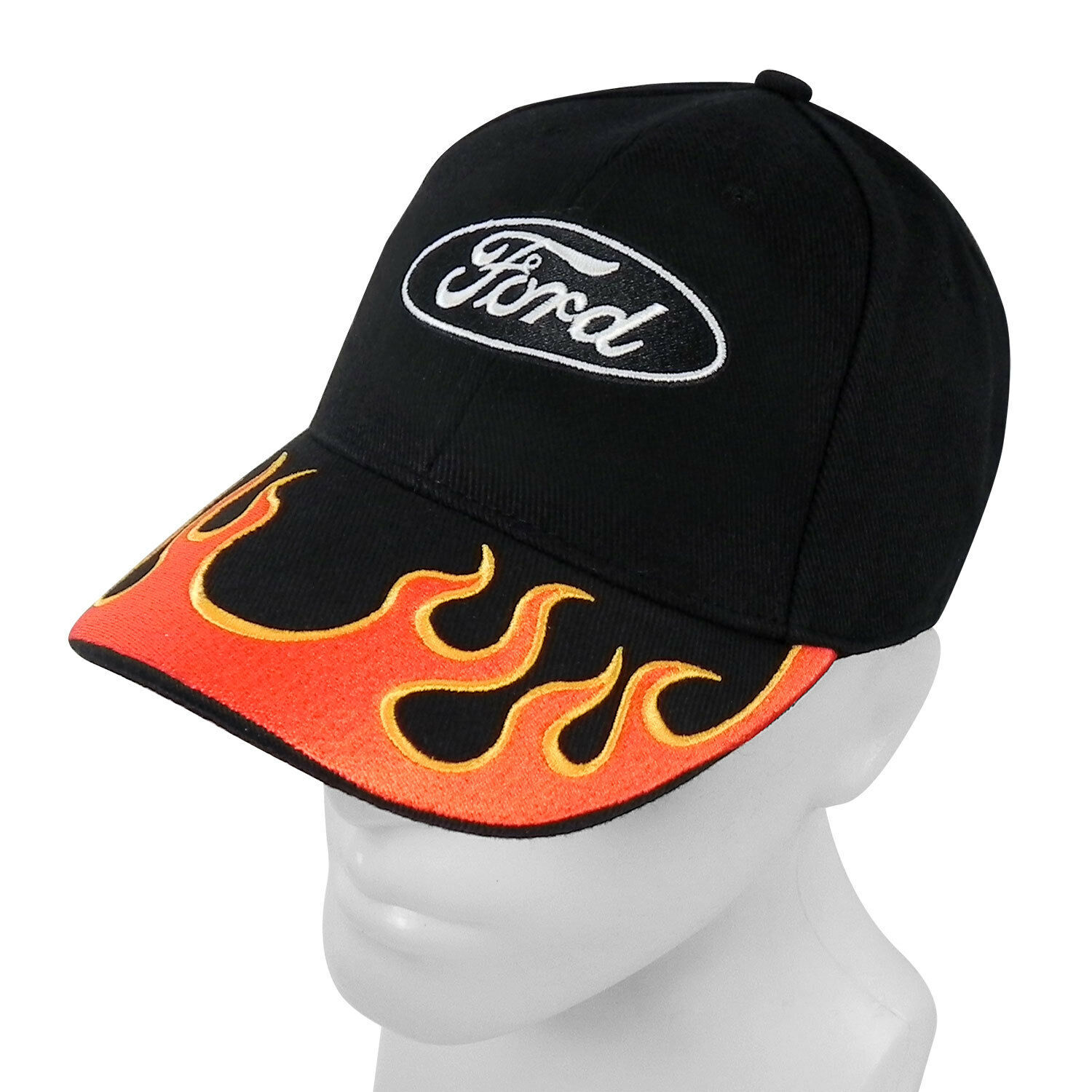 Ford Ball Cap (Red Yellow Flames)