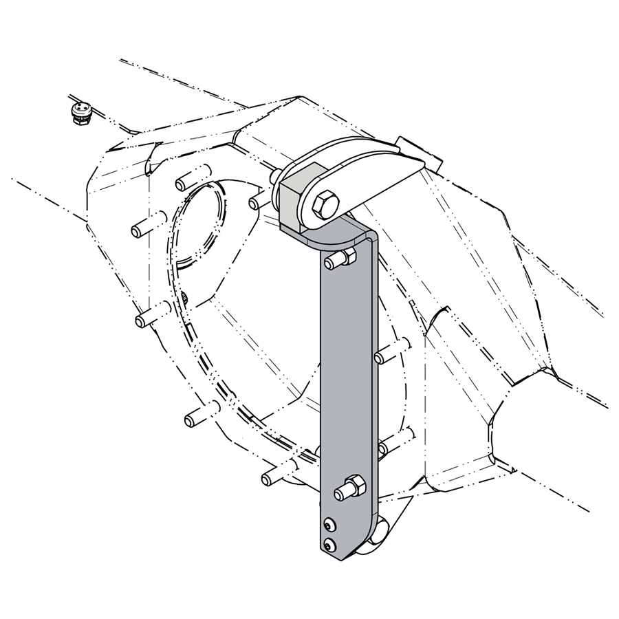 Total Control Products TCP-TCPTABKT-1 Torque Arm Mounting Bracket Weld ...