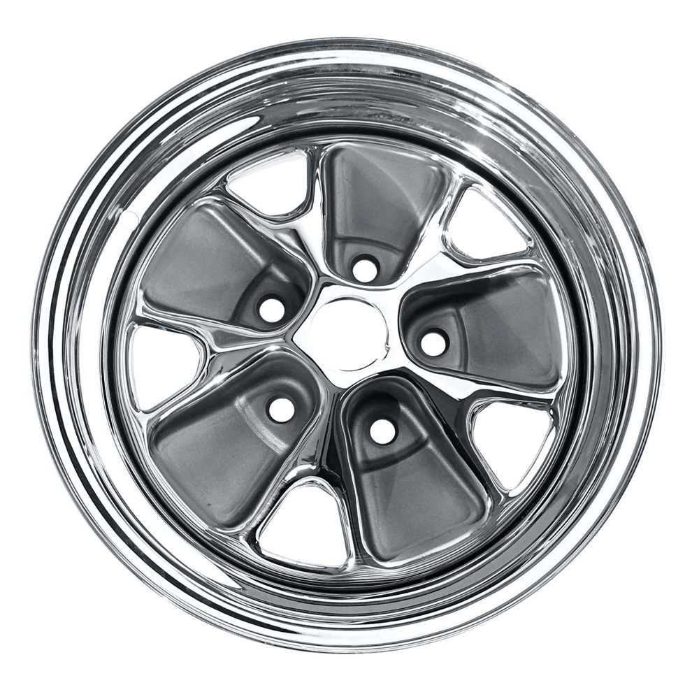 Scott Drake C5ZZ-1007-DR 1964 - 1967 Mustang Styled Steel Wheel (14x6 ...