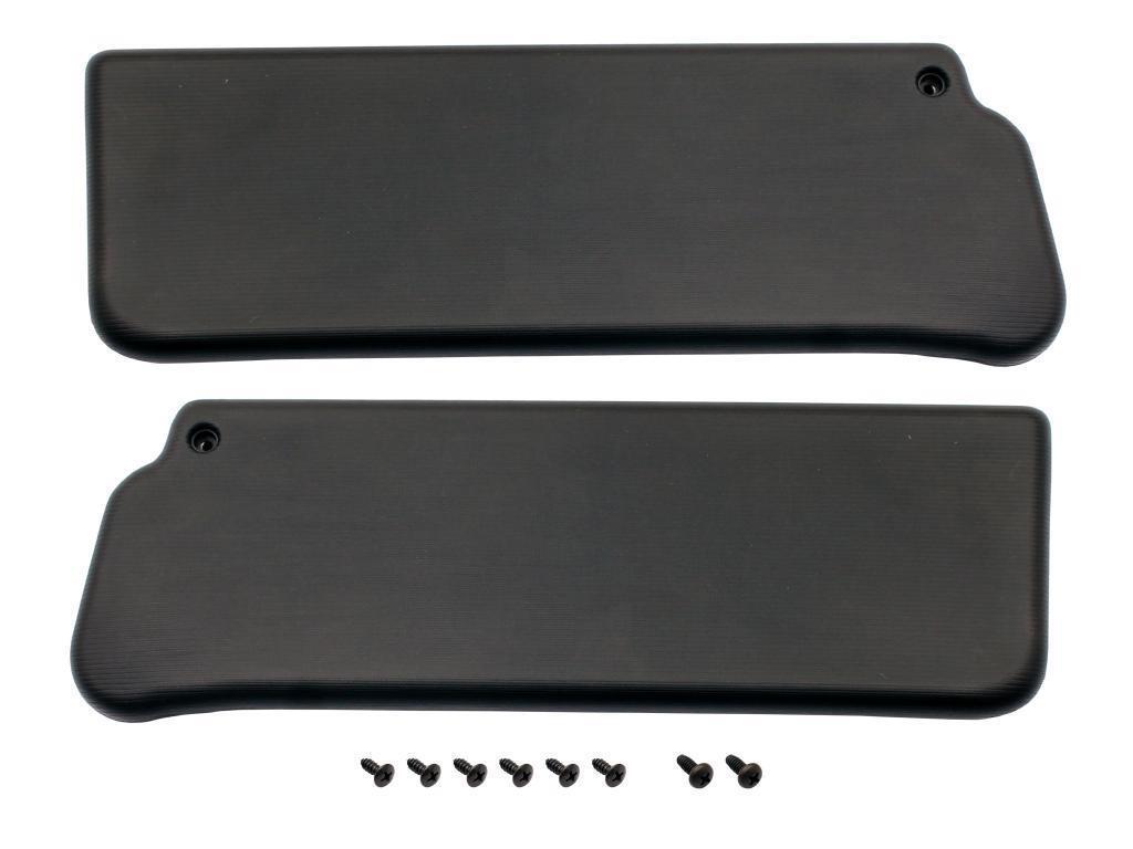 RS-H1280 Black Ribbed Sunvisor Interior - Pair for Holden HQ HJ HX HZ ...