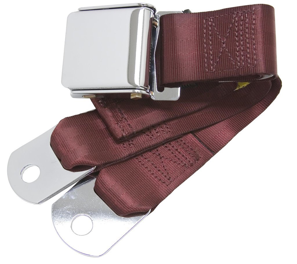 Universal Seat Belt with Chrome Aviation Style Buckle 60