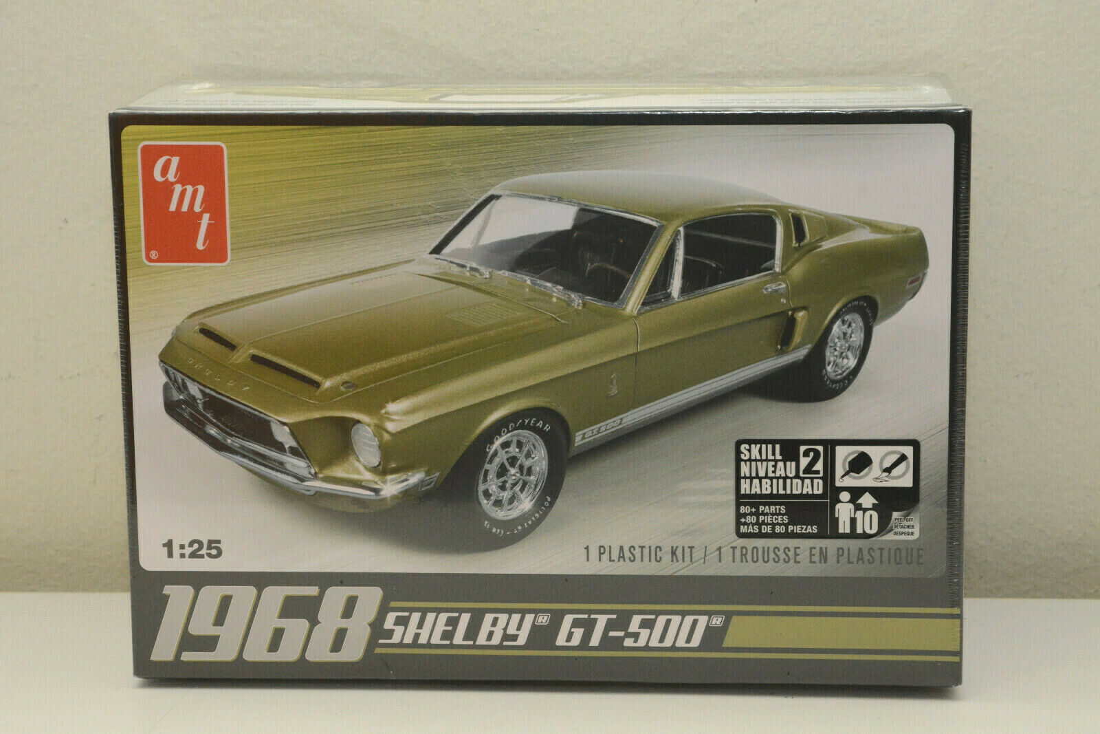AMT AMT634M12 1968 Shelby GT-500 Plastic Model Kit by AMT.