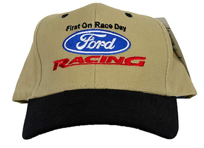 Ford Racing Logo Hat (Black & Khaki)