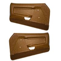 1970 Mustang Deluxe Door Panel - Ginger w/ Brown Carpet