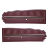 1968 Mustang Deluxe Door Panel - Dark Red