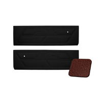 1970 Mustang Standard Door Panels (Corinthian) Dark Red