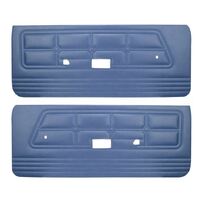 1971-73 Mustang Standard Door Panels - Medium Blue