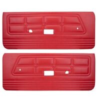 1971-73 Mustang Standard Door Panels - Vermillion