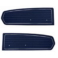 1968 Mustang Standard Sierra Grain Door Panels - Blue