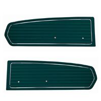 1968 Mustang Standard Sierra Grain Door Panels - Turquoise