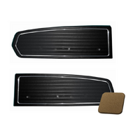 1968 Mustang Standard Sierra Grain Door Panels - Nugget Gold