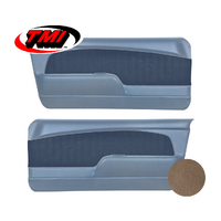 1967-68 Mustang Sport OE Molded Door Panels (1 Pair) Palomino