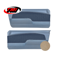 1967-68 Mustang Sport OE Molded Door Panels (1 Pair) Light Parchment