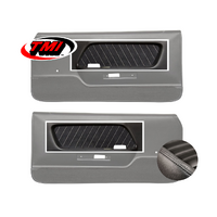 1969-70 Mach1/Deluxe Door Panel Sport-R Inserts (1 Pair) Black Stitching