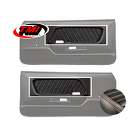 1969-70 Mach1/Deluxe Door Panel Sport-R Inserts (1 Pair) Red Stitching