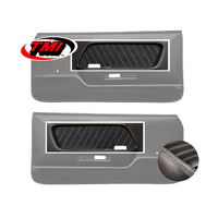 1969-70 Mach1/Deluxe Door Panel Sport-R Inserts (1 Pair) White Stitching