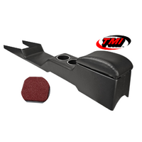 1964-66 Mustang Sport Standard Full Length Console w/ Factory AC - Metallic Red