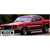 1968 Mustang Type 3 GT-CS Stripe Kit - Black