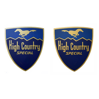 1966-68 Mustang High Country Special Badge Decal Set