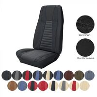 1972-73 Mustang Mach 1 Coupe Upholstery Set - No Stripes on Rear Seat (Full Set)