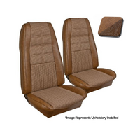 1970 Mustang Deluxe/Grande Upholstery Set w/ Bucket Seats (Front Only) Medium Ginger