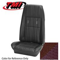 1971-73 Mustang Deluxe Upholstery Set (Front Only) Dark Red