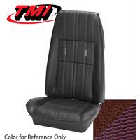 1971 Mustang Coupe Deluxe Upholstery Set (Rear Only) Dark Red