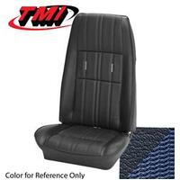 1972-73 Mustang Coupe Deluxe Upholstery Set (Rear Only) Dark Blue