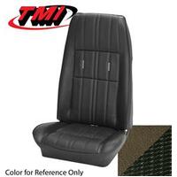 1972-73 Mustang Coupe Deluxe Upholstery Set (Rear Only) Medium Green