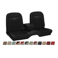 1964.5-66 Mustang Coupe Deluxe Pony Upholstery Set (Rear Only)