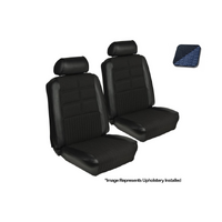 1969 Mustang Coupe Deluxe Upholstery Set (Rear Only) Dark Blue