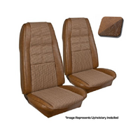 1970 Mustang Coupe Deluxe/Grand Upholstery Set w/ Bucket Seats (Full Set) Medium Ginger