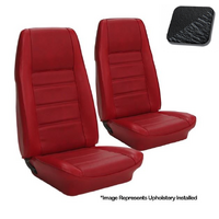 1971 Mustang Coupe Standard Upholstery Set (Rear Only) Black