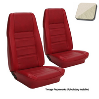 1971 Mustang Coupe Standard Upholstery Set (Rear Only) White