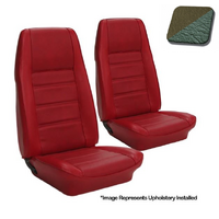 1971 Mustang Coupe Standard Upholstery Set (Rear Only) Medium Green