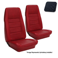 1972-73 Mustang Coupe Standard Upholstery Set (Rear Only) Dark Blue