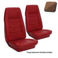 1972-73 Mustang Coupe Standard Upholstery Set (Rear Only) Medium Ginger