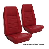 1972-73 Mustang Coupe Standard Upholstery Set (Rear Only) Vermillion