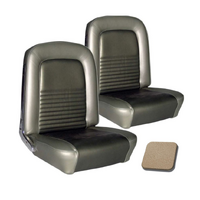 1967 Mustang Coupe Standard Upholstery Set (Rear Only) Light Parchmnet