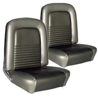 1967 Mustang Coupe Standard Upholstery Set (Rear Only) Black