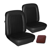 1968 Mustang Coupe Standard Upholstery Set (Rear Only) Ivy Gold