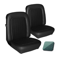 1968 Mustang Coupe Standard Upholstery Set (Rear Only) Saddle