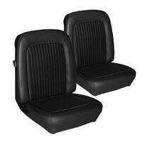 1968 Mustang Coupe Standard Upholstery Set (Rear Only) Black