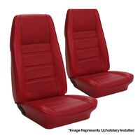 1972-73 Mustang Coupe Standard Upholstery Set (Full Set) Dark Red