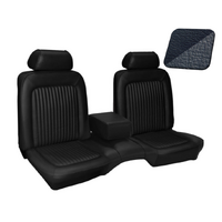 1969 Mustang Standard/Deluxe Upholstery Set w/ Bench Seat (Front Only) Dark Blue