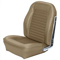 1966 Mustang Standard Sport Seat Upholstery Set w/ Bucket Seats (Front Only) Parchment