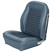 1966 Mustang Coupe Standard Sport Seat Upholstery Set w/ Bucket Seats (Full Set) Blue