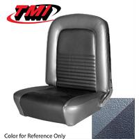 1967 Mustang Coupe Standard Sport Seat Upholstery Set w/ Bucket Seats (Full Set) Blue